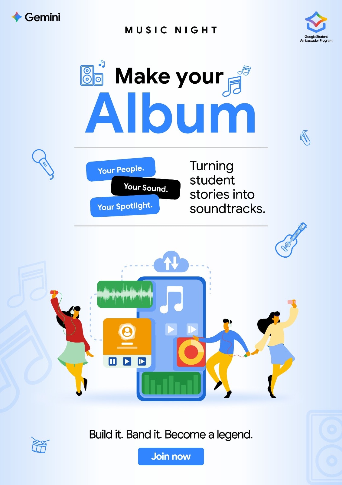 Google Gemini Music Night