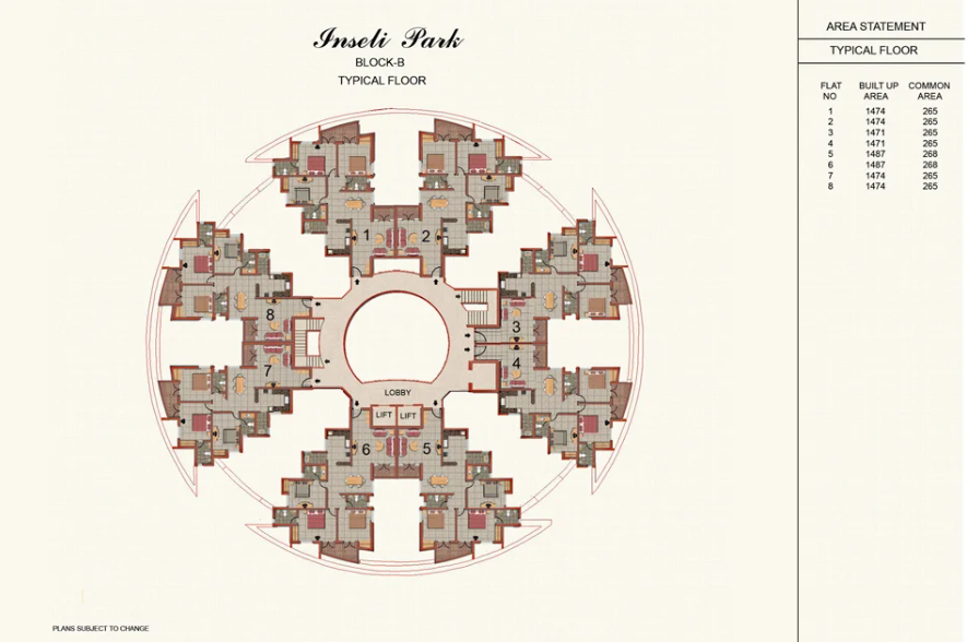 Jains Inseli Park — Floor Plan 1