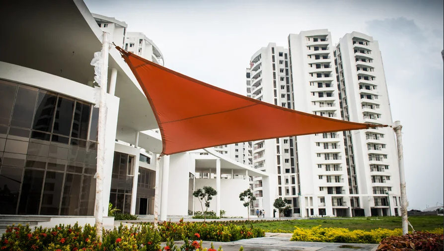 Landscaped grounds