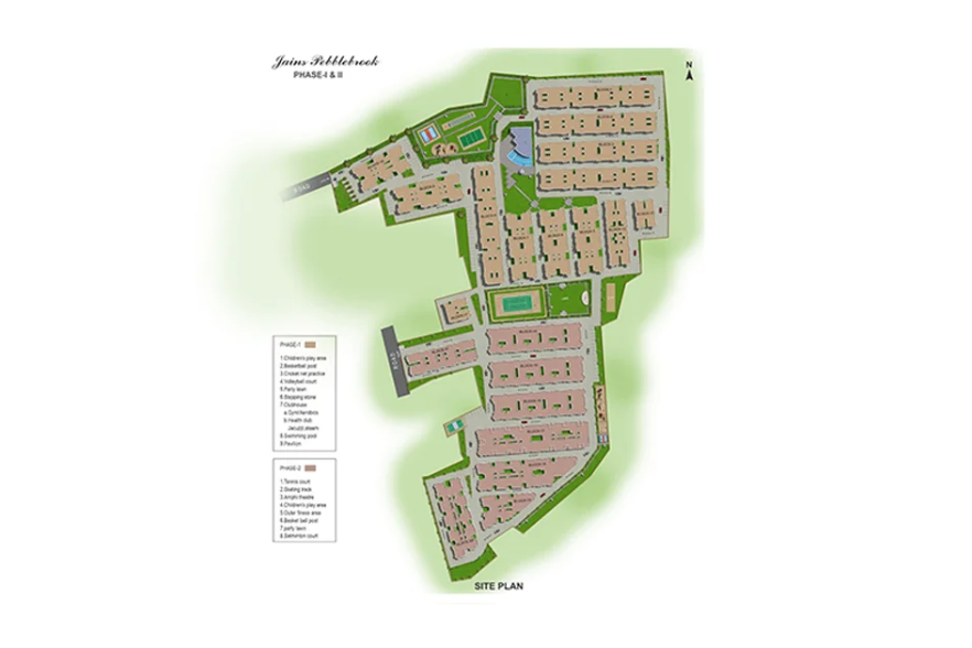 Jains Pebble Brook — Floor Plan 1