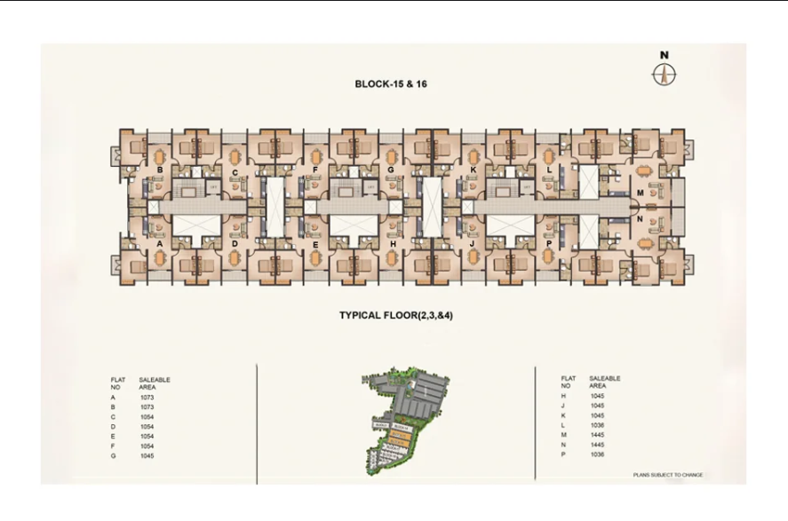 Jains Pebble Brook — Floor Plan 4