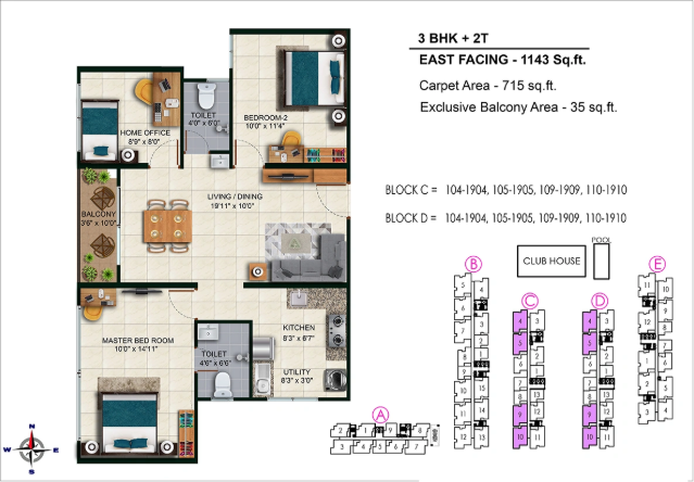 Spring Tide — Floor Plan 1