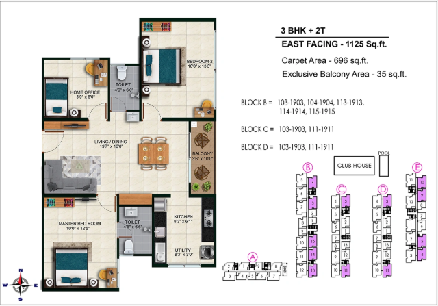 Spring Tide — Floor Plan 6