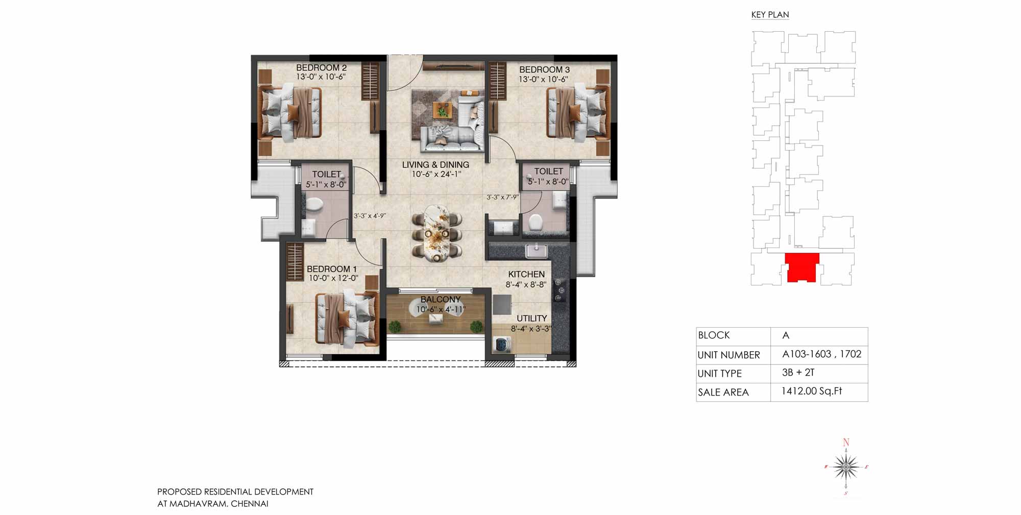 Radiance Solitaire — Floor Plan 3