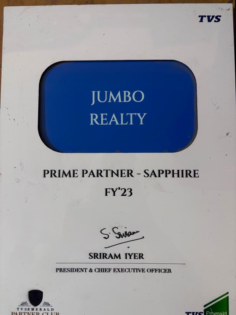 Jumbo Realty award 1