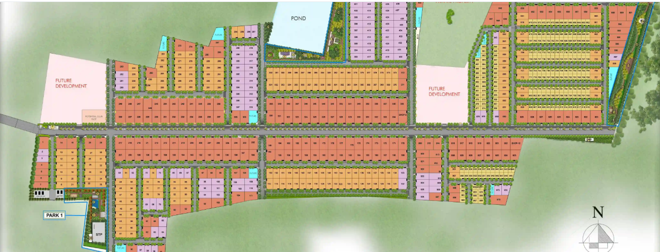 Godrej Sunrise Estate — Master Layout Plan