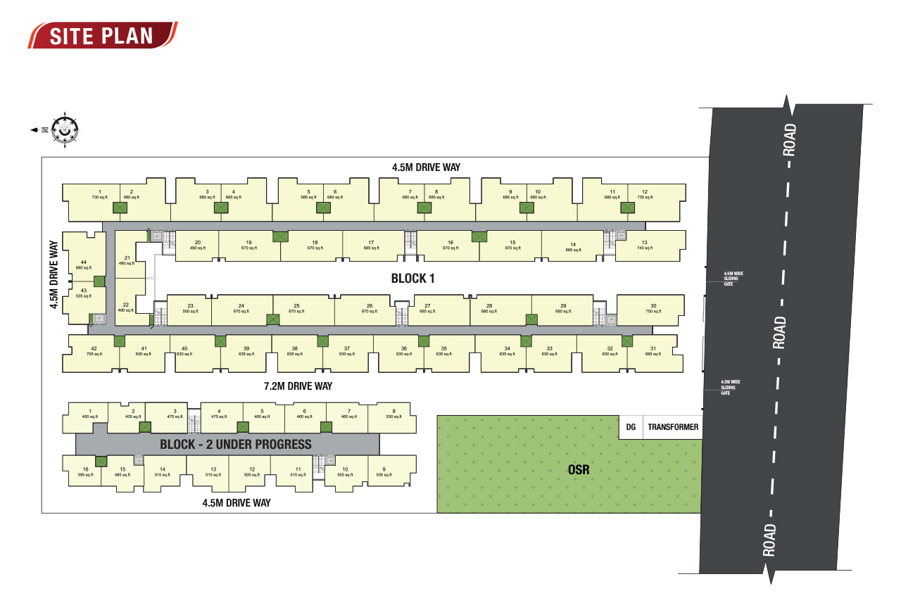 Samanta — Block 1 typical floor plan (part 1)
