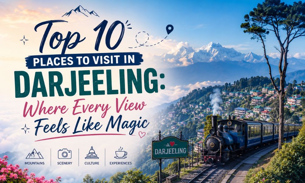 Top 10 Places to Visit in Darjeeling: Where Every View Feels Like