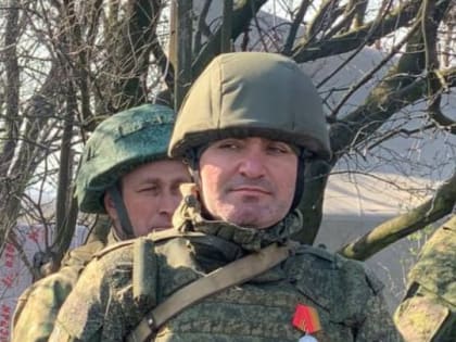 Участник СВО из с.Хубар награжден медалью Жукова