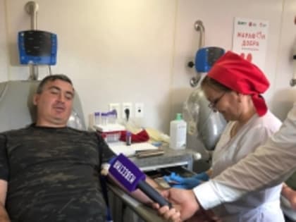 В Дагестане прошла акция по сдаче донорской крови «Духом единым»