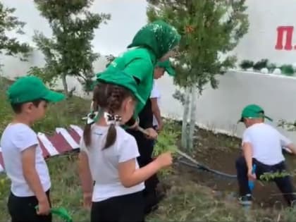 Акцию «Сад памяти» поддержали воспитанники детского сада