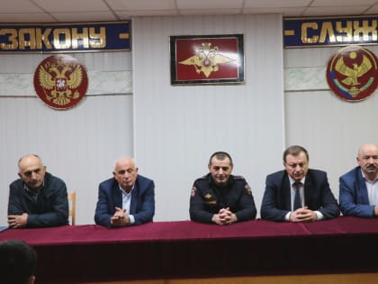 В Казбековском районе отметили День ветеранов органов внутренних дел и внутренних войск