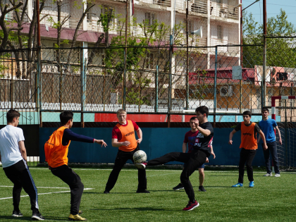 В ДГТУ прошёл турнир по мини-футболу в рамках Недели открытых дверей