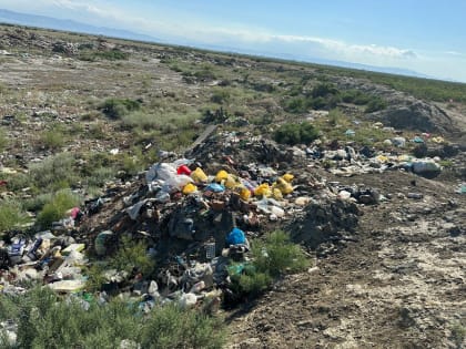 Незаконную мусорную свалку выявили в селе Чиркей Буйнакского района