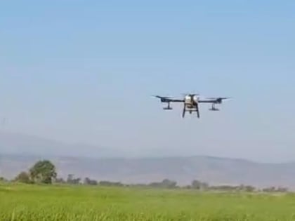 Сельхозугодия Дагестана начали обрабатывать при помощи дронов
