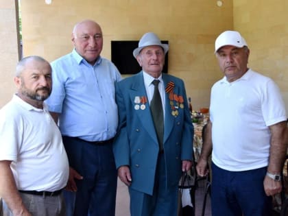 95-летний юбилей отметил труженик тыла Гаджиалиев Камалетдин Гайбатуллаевич