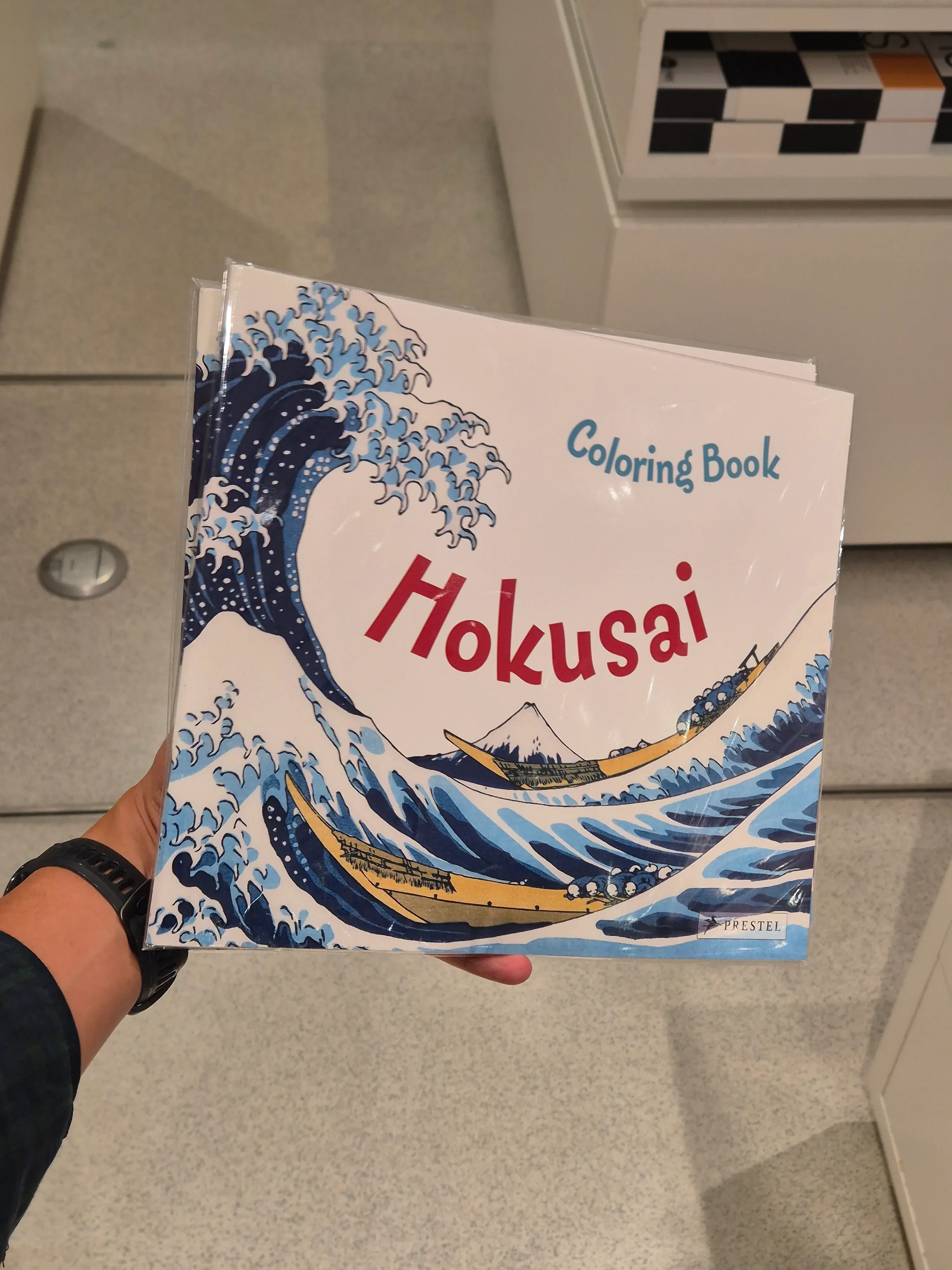Libro para colorear "Hokusai"