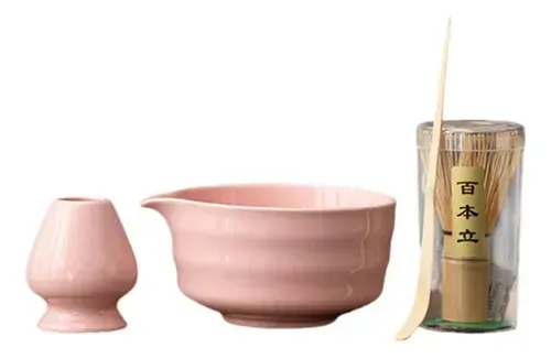 Kit para Matcha rosa