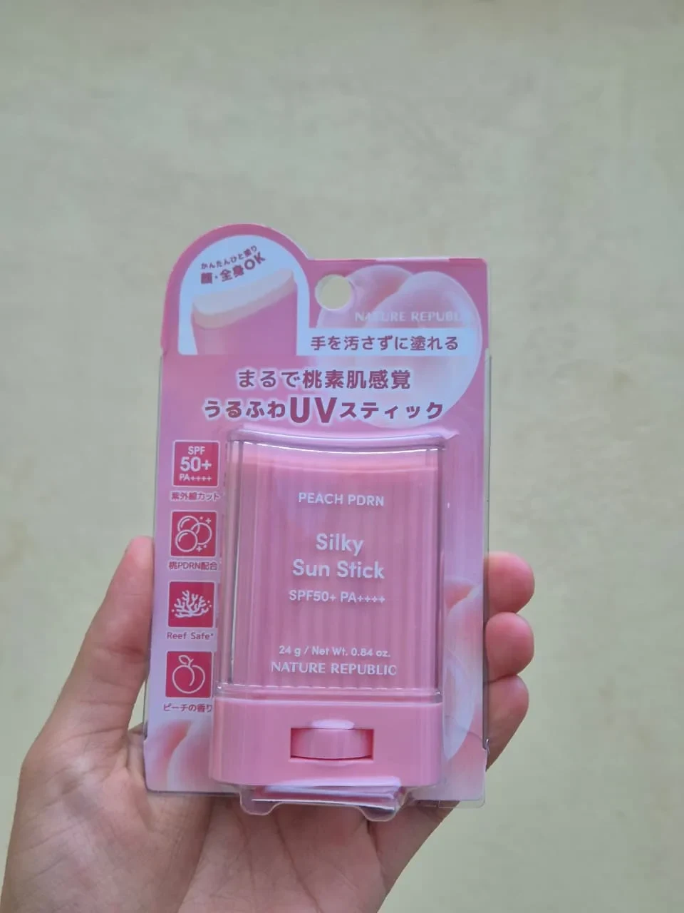 Peach PDRN Silky Sun Stick