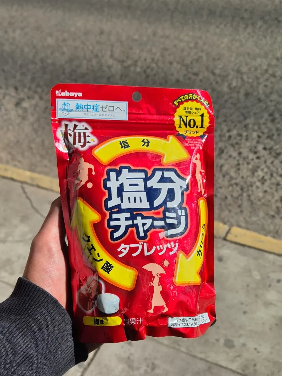 Kabaya Enbun Charge Tablets (塩分チャージタブレット)