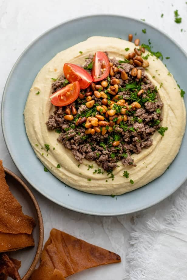 Hummus with Meat