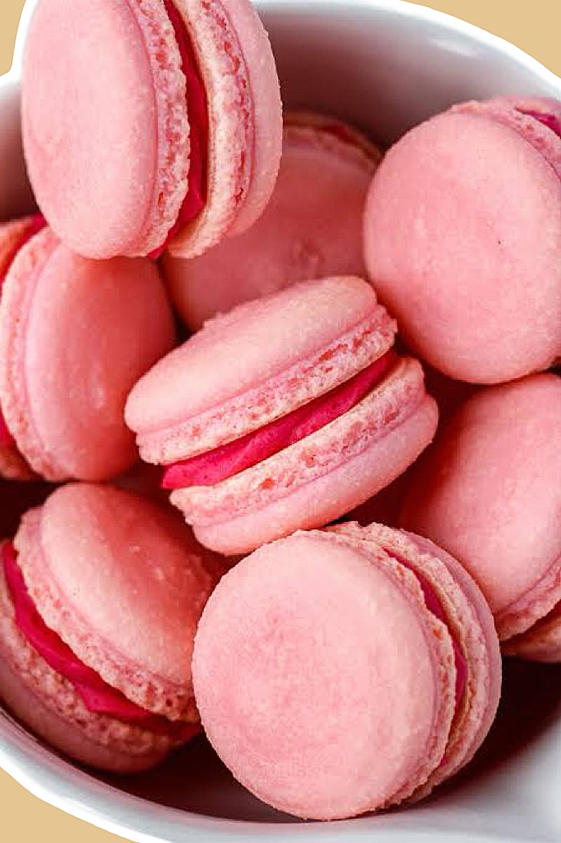 Macaron Rose Romantique