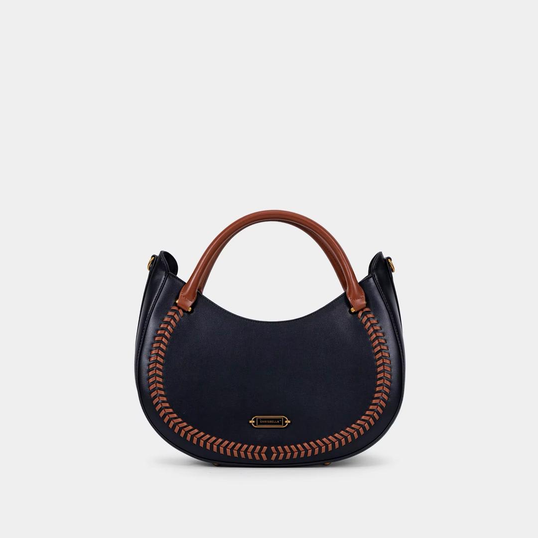 SAC DEMI-LUNE WHIPSTITCH CUIR - 1