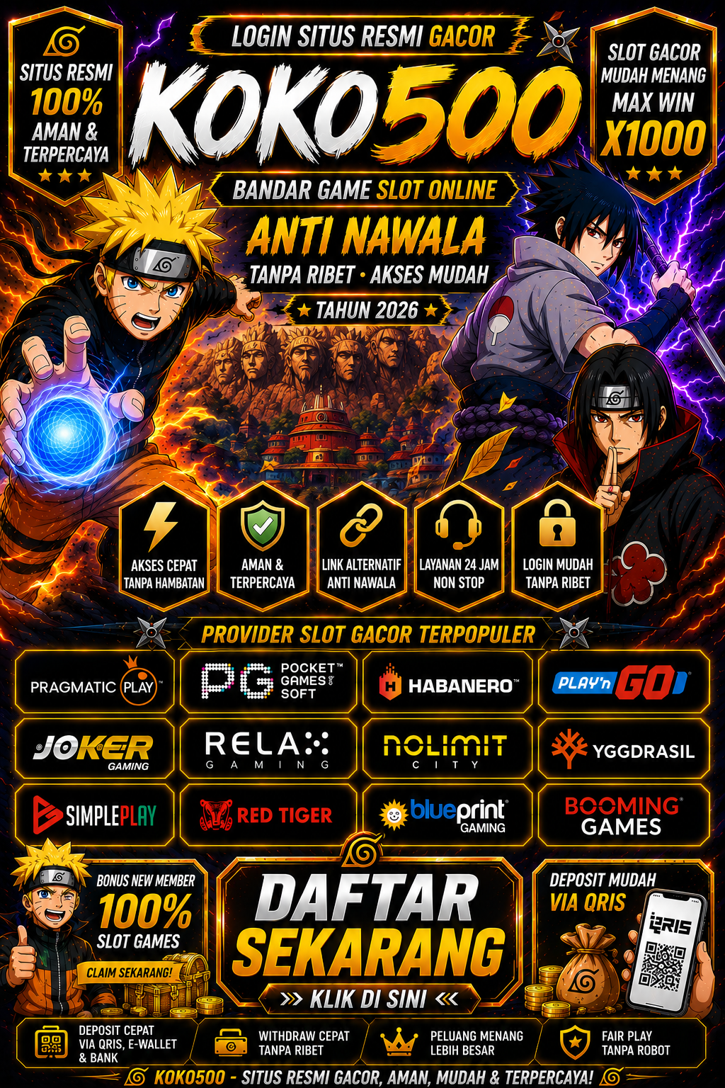 KOKO500 : Login Situs Resmi Gacor Bandar Game Situs Online Anti Nawala Tanpa Ribet Akses Mudah 2026 by Hey siriusly