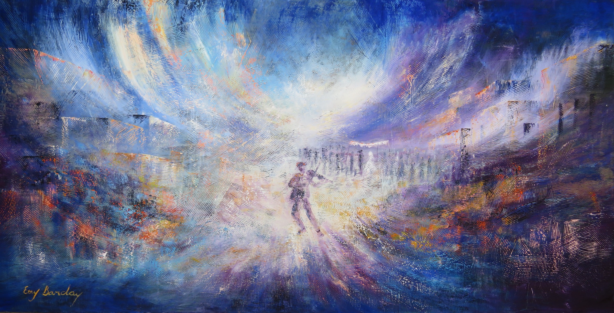 A violinist in Jerusalem