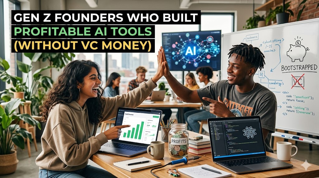 Gen Z Founders Who Built Profitable AI Tools Without VC Money