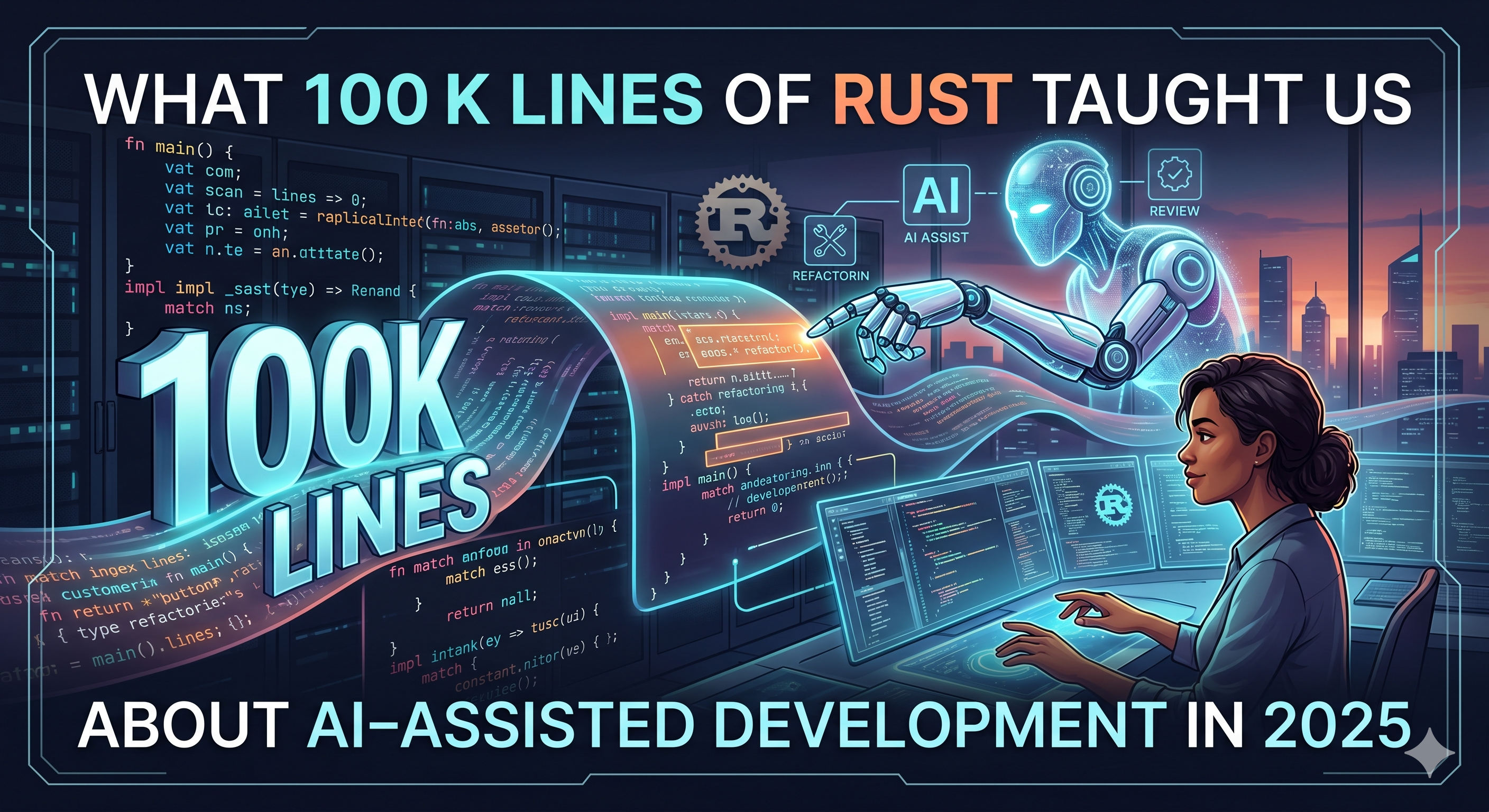 What 100 K Lines of Rust Taught Us About AI‑Assisted Development in 2025