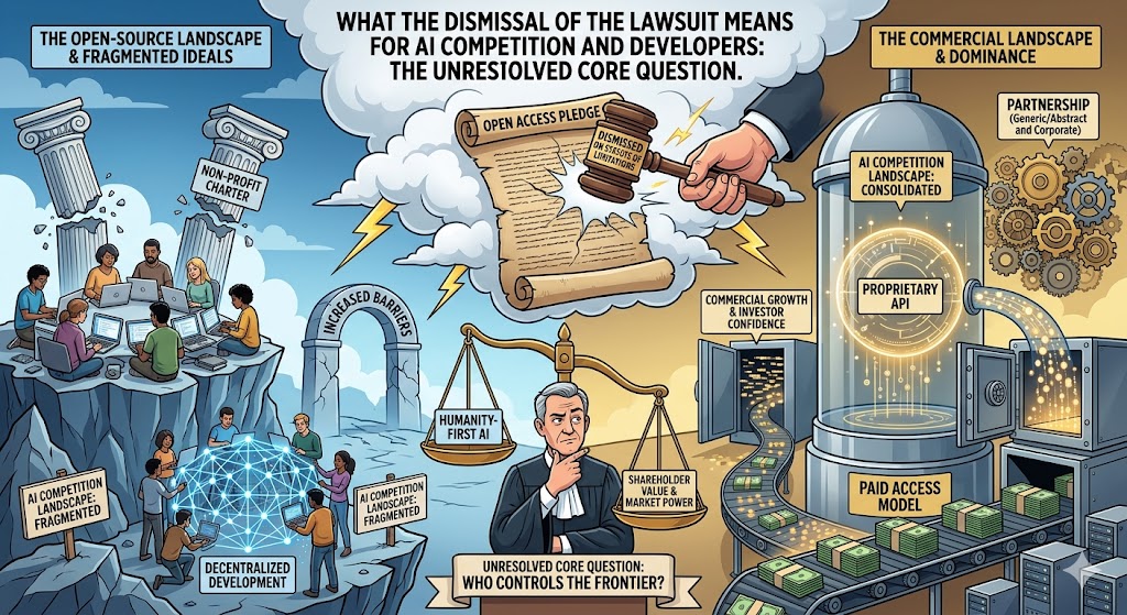 What the Dismissal of Elon Musk’s Lawsuit Means for AI Competition and Developers