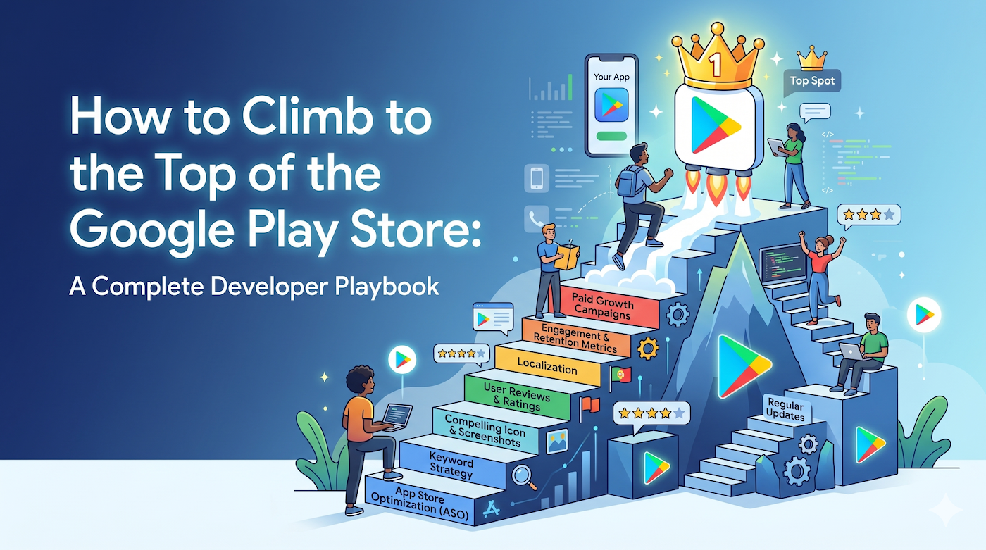 How to Climb to the Top of the Google Play Store: A Complete Developer Playbook