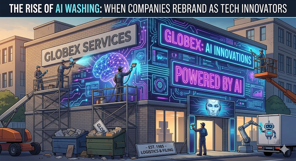 The Rise of AI Washing: When Companies Rebrand as Tech Innovators