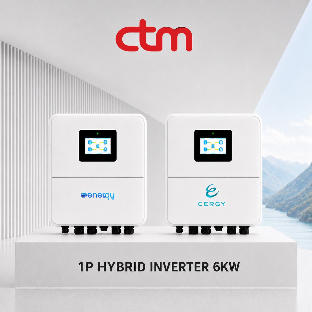 SENERGY/CERGY 1P HYBRID 6KW