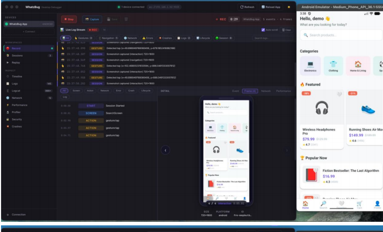 App profiler dashboard