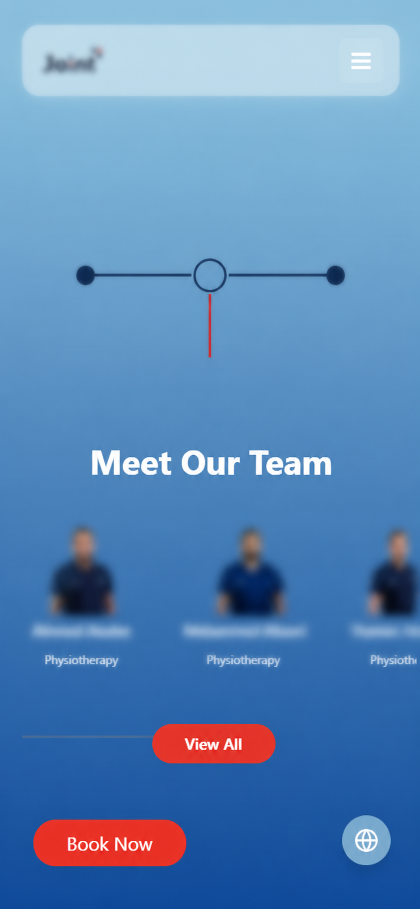 Meet our team section