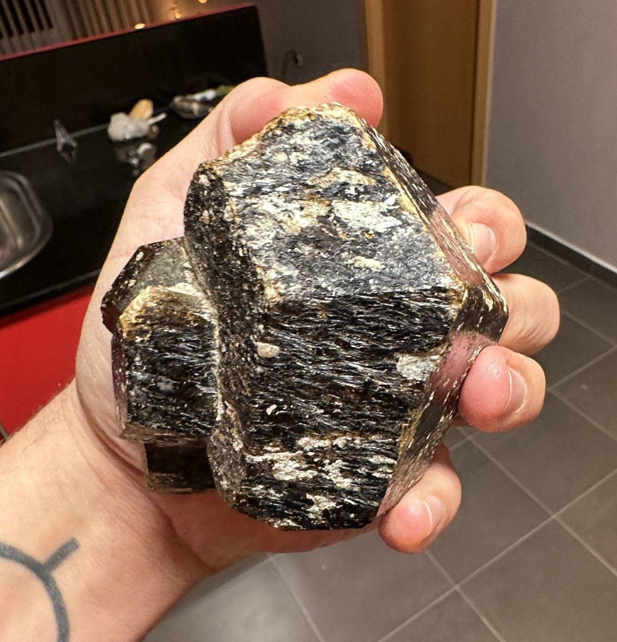 Dravita de Yinnietharra Dravite Mine, Yinnietharra, Australia Occidental, Australia