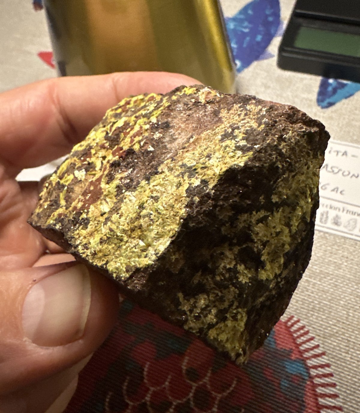 Sabugalita from Mina El Lobo, La Haba, Badajoz, Extremadura, España — Terrium