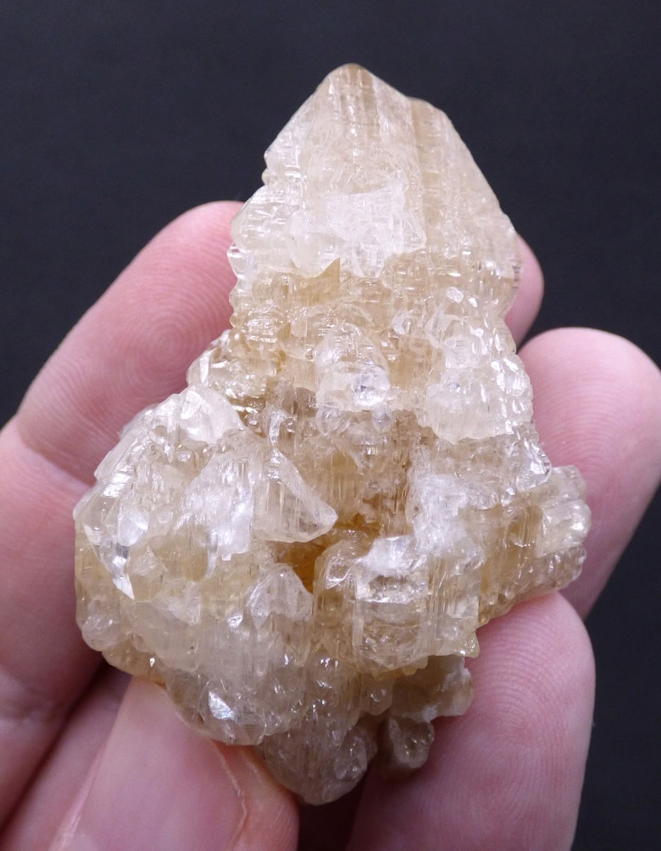 Cerusita Bullet Head from Les Dalles Mine, Mibladen, Midelt, Drâa-Tafilalet, Marruecos — Terrium