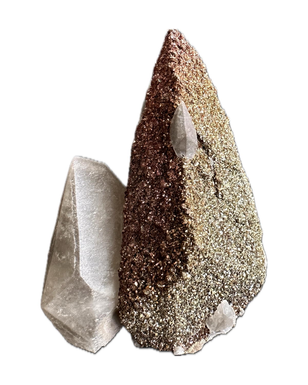 Calcita Ahumada from Brushy Creek Mine, Reynolds County, Greeley, Missouri, Estados Unidos — Terrium
