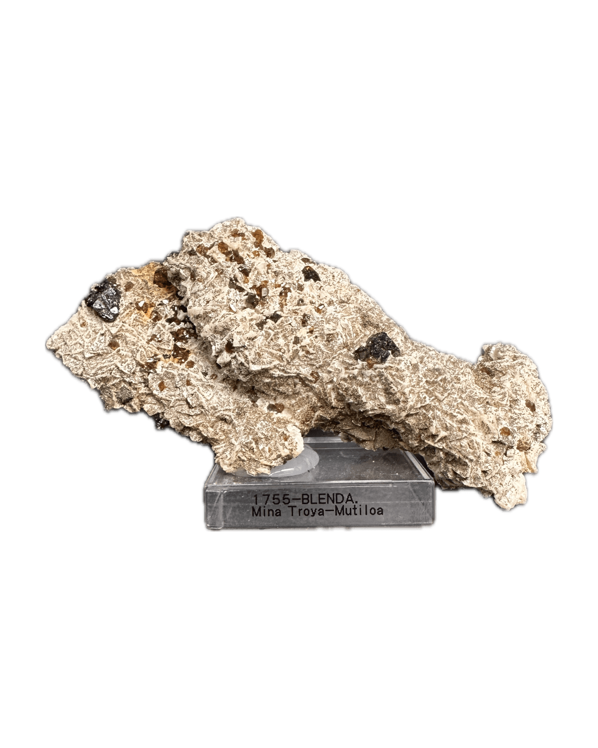Esfalerita de Mina Troya, Mutiloa, Gipuzkoa, Euskadi, España — Terrium