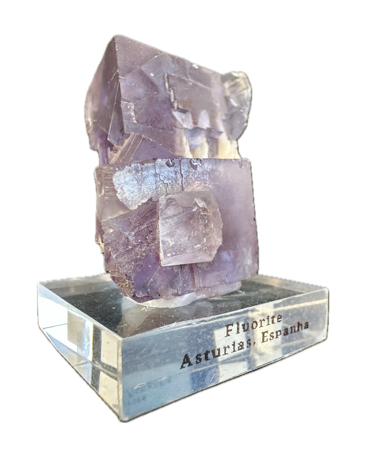 Fluorita Violeta from La Cabaña (filón Ana), Berbes, Ribadesella, Asturias, España — Terrium