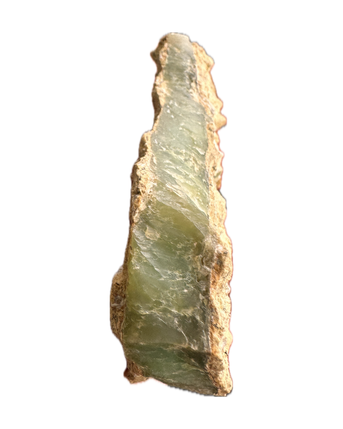 Crisoprasa from Szklary, Ząbkowice Śląskie, Baja Silesia (Dolnośląskie), Frankenstein, Polonia — Terrium