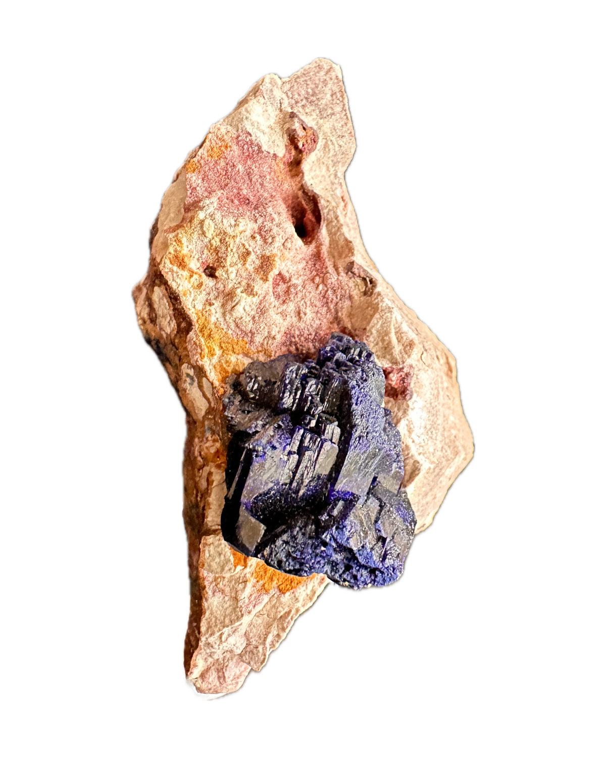 Azurita de Kerrouchene, Caïdat de Kerrouchen, Khénifra, Béni Mellal-Khénifra, Marruecos — Terrium