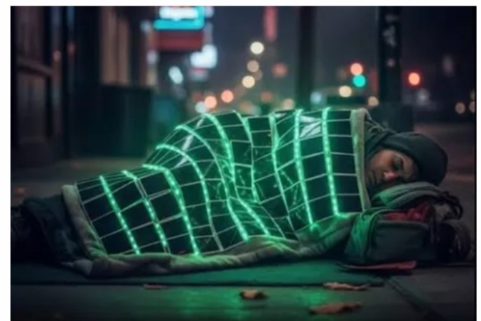 12-Year-Old Scottish Girl Designs Solar-Powered Heated Blanket for the Homeless