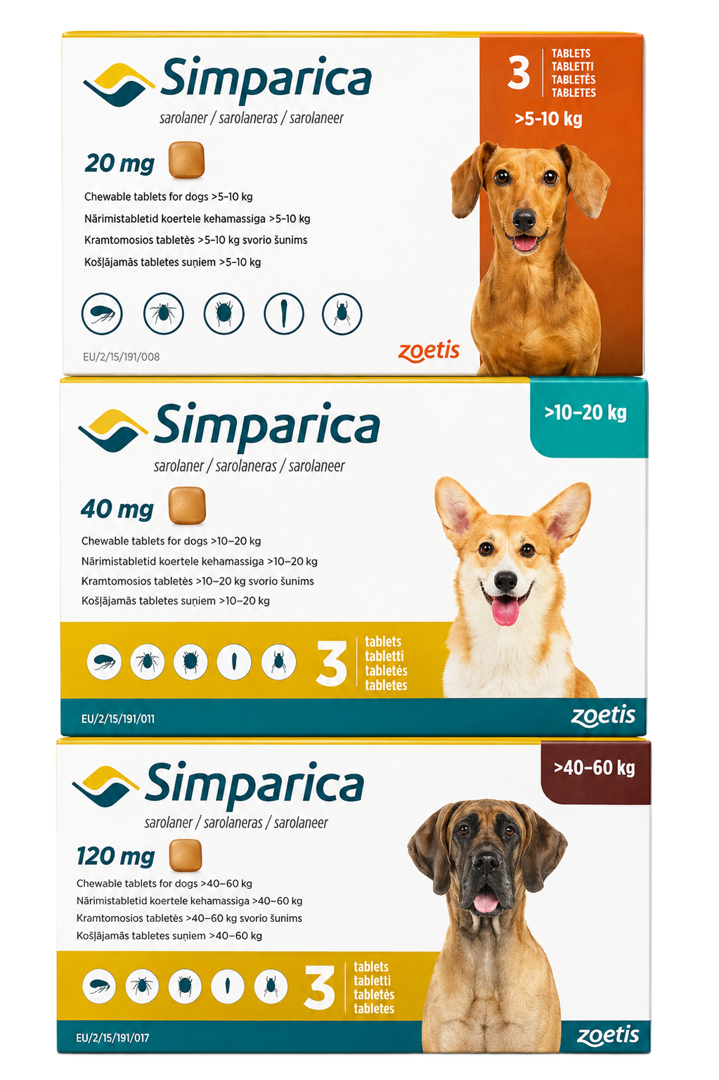 Simparica - 10 — 20kg