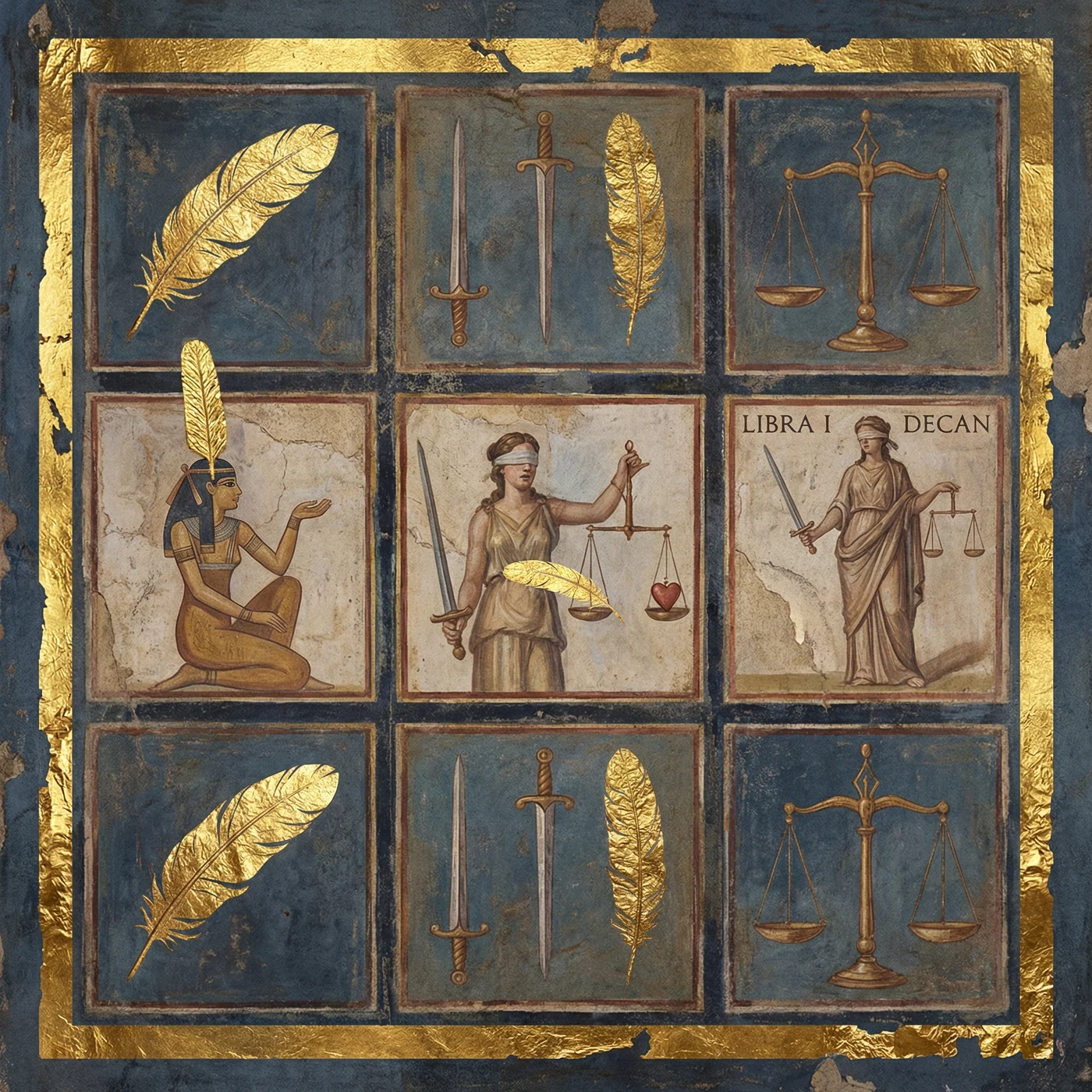 Libra I fresco — 36 Codex canon.