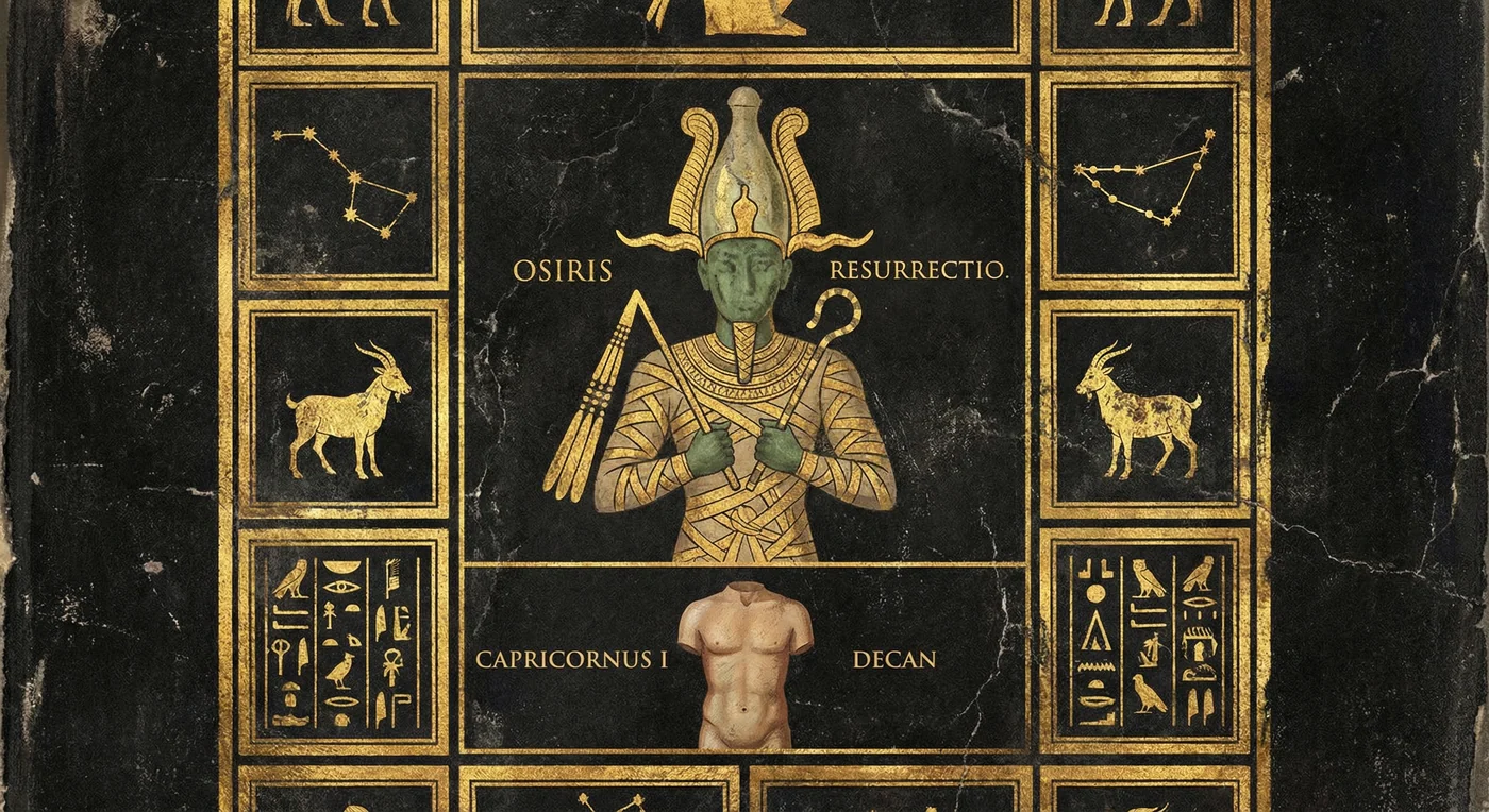 Capricorn I fresco — 36 Codex canon.