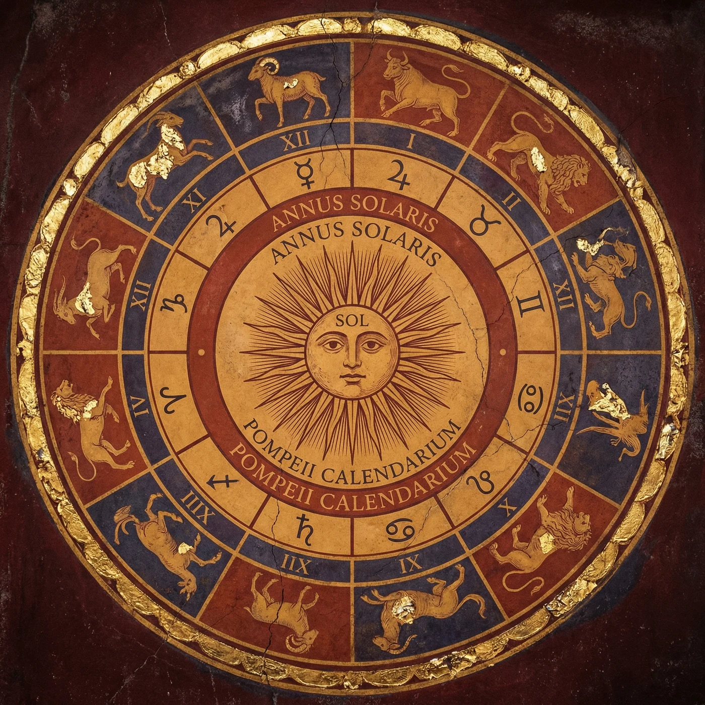 solar return year wheel — 36 Codex canon.